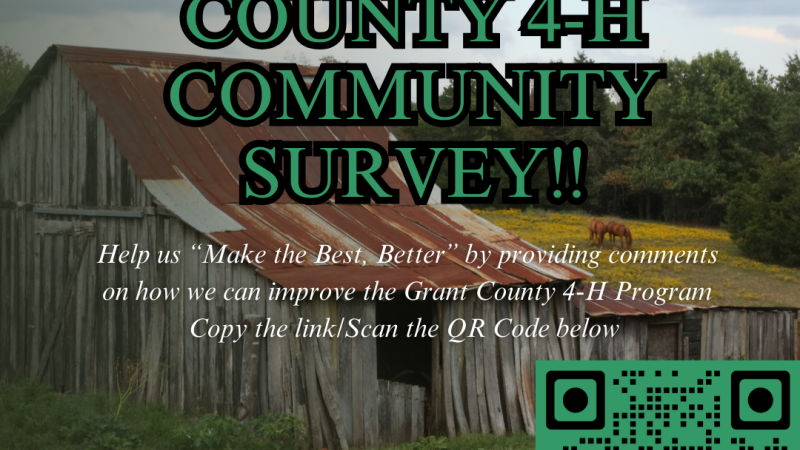 Grant County 4-H Community Survey